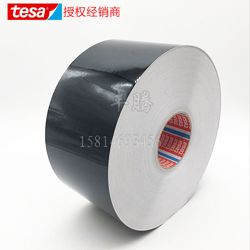 德莎tesa6930黑色亮面高溫耐磨激光打印易碎標簽紙